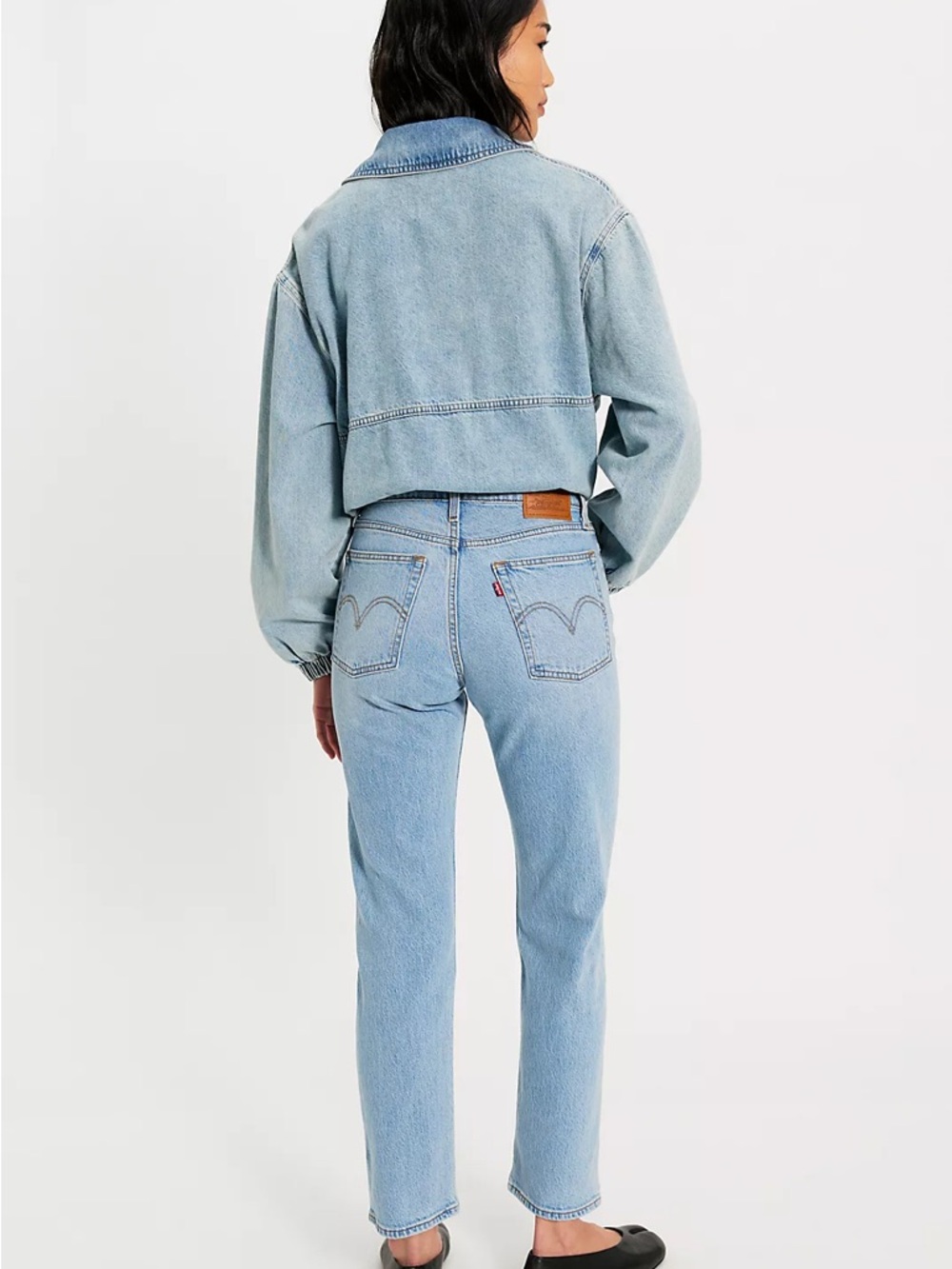 Levi's Wedgie Straight Light Wash Straight Leg Jeans